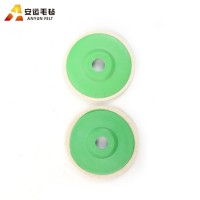 China products 100x15mm wool felt polishing wheel disc for marble